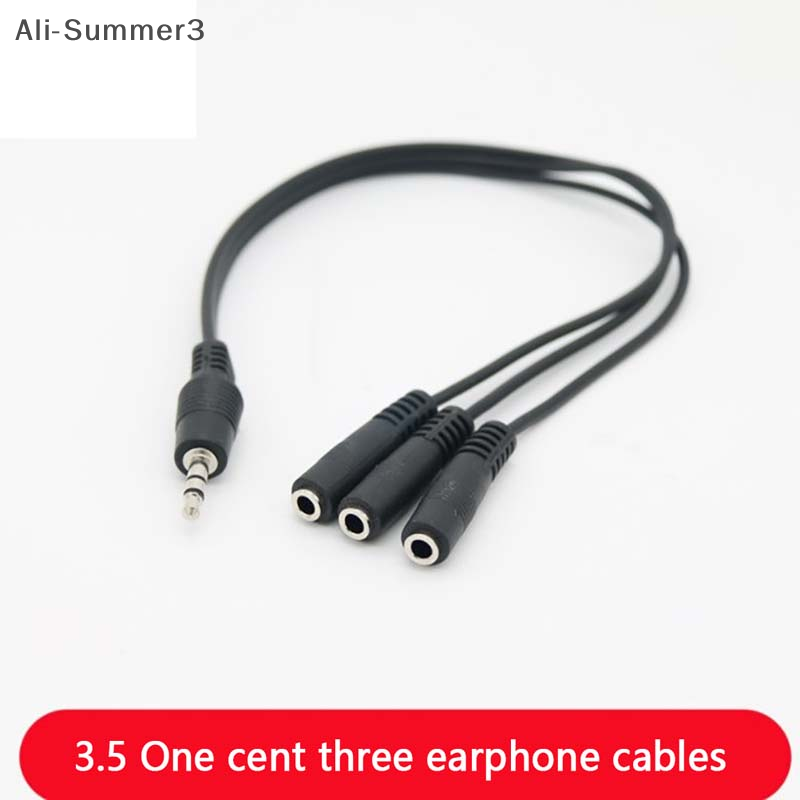 Earphone Splitter Jack - 3.5mm 3 Yollu Port Aux Çoklu