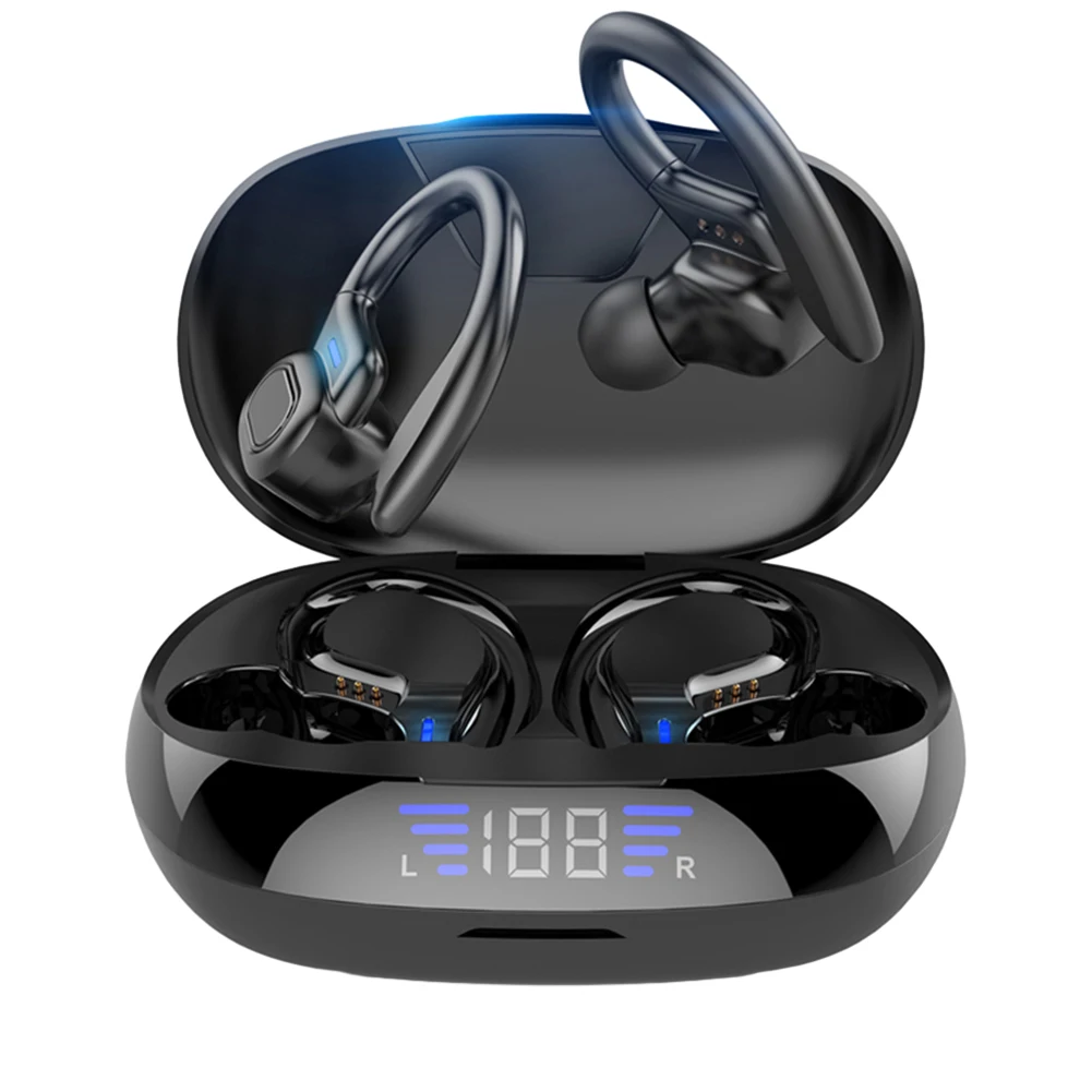 Sports Earphone Hook - VV2 TWS mikrofonlar ile Bluetooth kulaklık