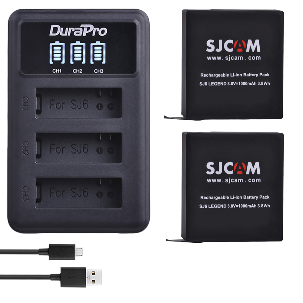 Shure Mic Mv7 - SJCAM 2 adet 1000mAh orijinal SJCAM