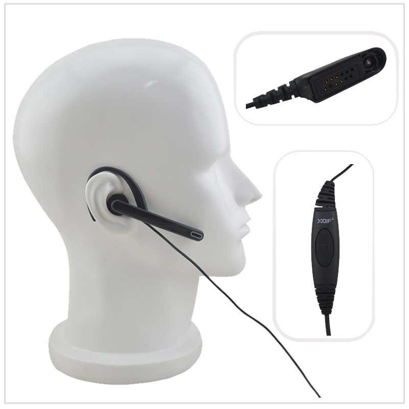 Wired Earphone Mic - Tek kablolu radyo kulaklık G döngü
