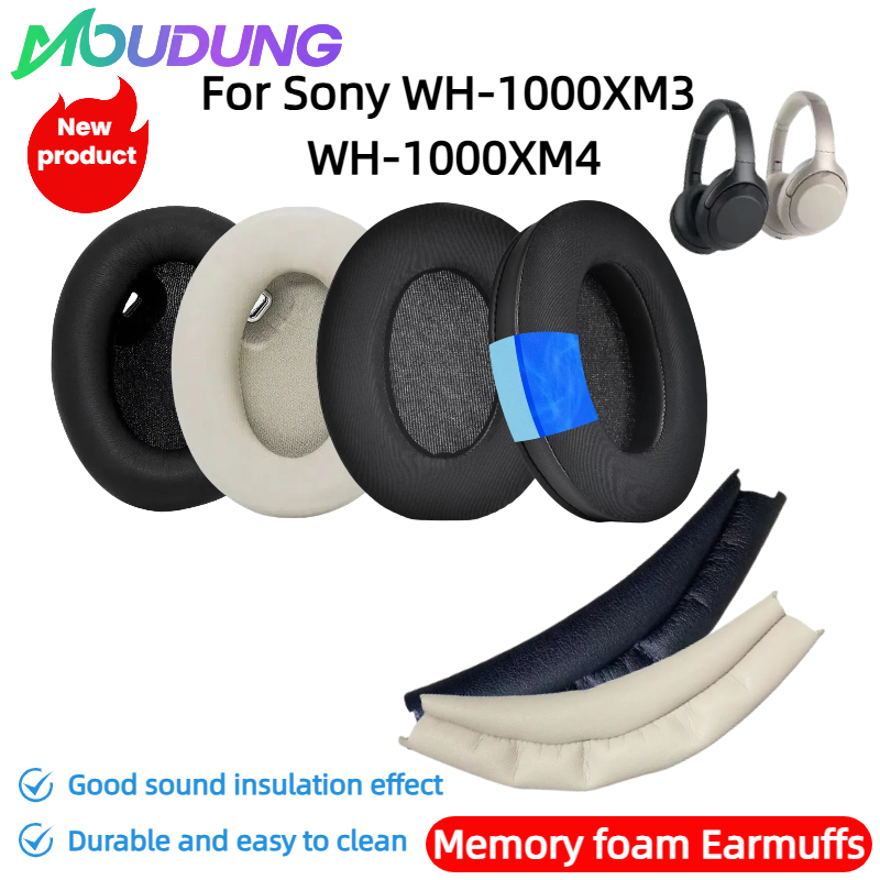 Sony Headphone Wh-1000Xm4 - MOUDUNG Yedek Kulak Yastıkları Kafa Bandı