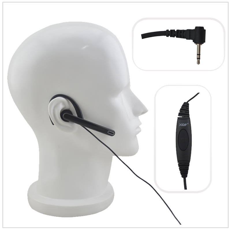 Wired Earphone Mic - Tek kablolu radyo kulaklık G döngü