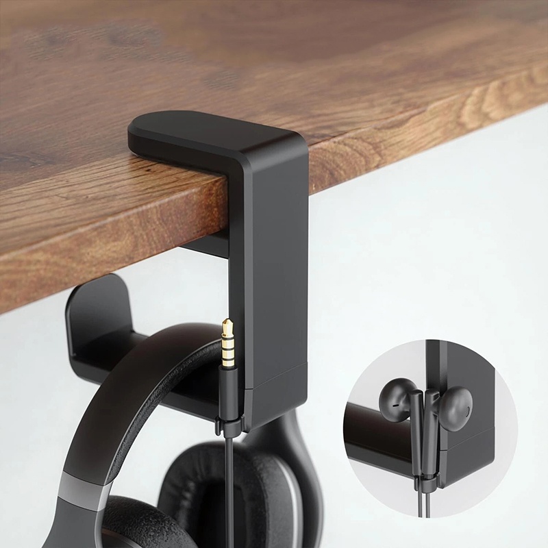 Headphone Stand Desk - Evrensel Masaüstü 360 ° Döner Kulaklık
