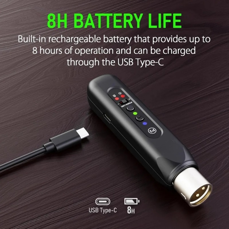 Bluetooth Adapter Receiver - Kablosuz XLR Bluetooth Alıcısı - Hoparlörler,