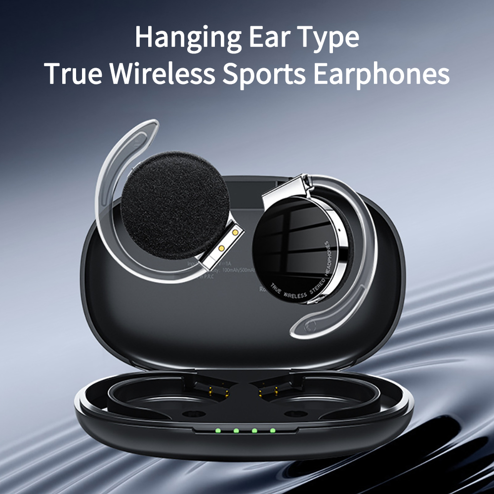 Sports Earphone Hook - F2 TWS kablosuz Bluetooth kulaklık On-kulak