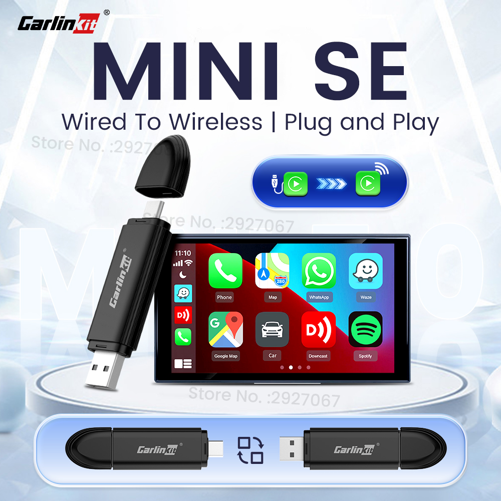 Bluetooth Adapter Receiver - CarlinKit MINI 5.0 Pro Kablosuz CarPlay