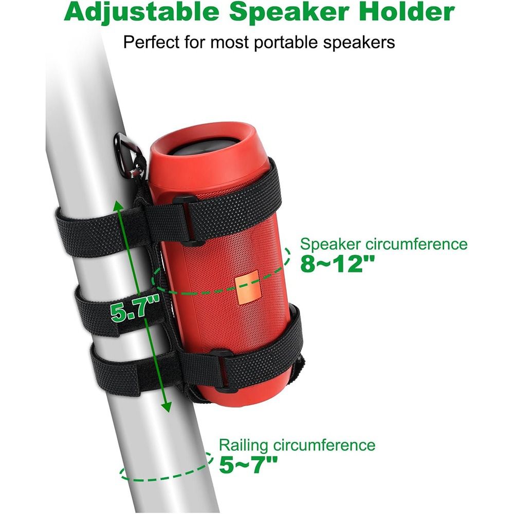 Jbl Speaker Flip 6 - Bisiklet/GOLF Arabası/Tekne Korkuluğu için Ayarlanabilir Askılı