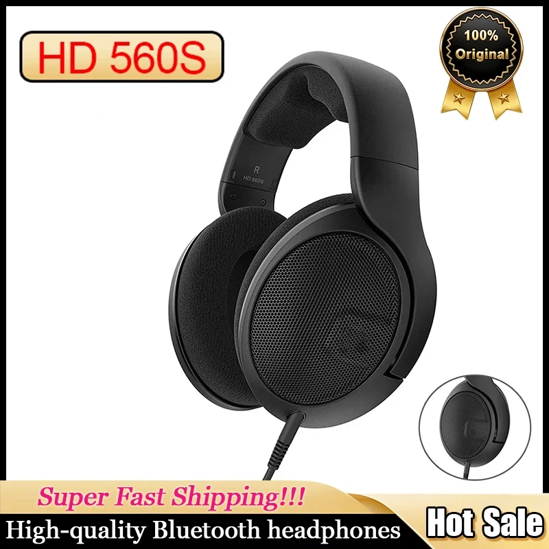 Sennheiser Headphone Hd 560S - Sennheiser HD560s Kulak Üstü Orijinal Kulaklıklar