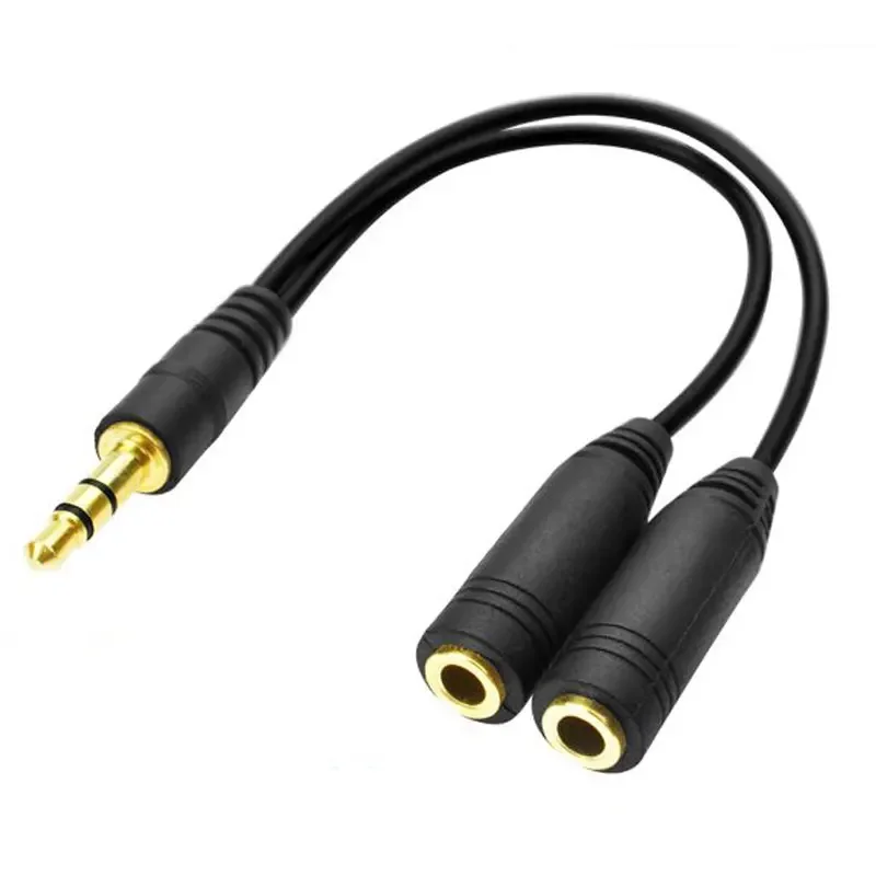 Earphone Splitter Jack - Kulaklık Ayırıcı, 3,5 mm Uzatma Kablosu