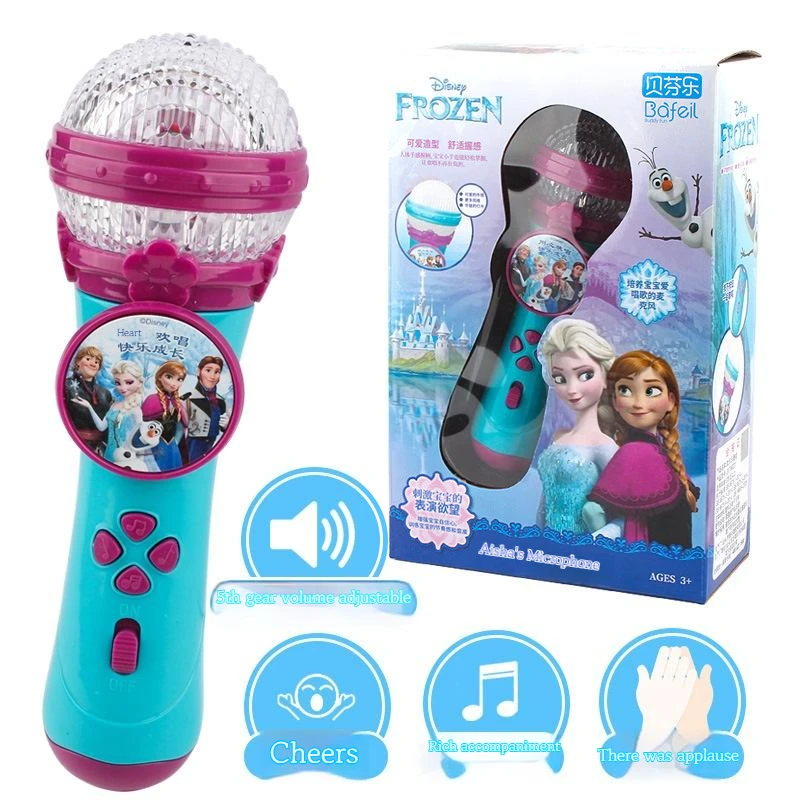Shure Mic Sm58 - Karikatür Dondurulmuş Elsa Anna Prenses Anime