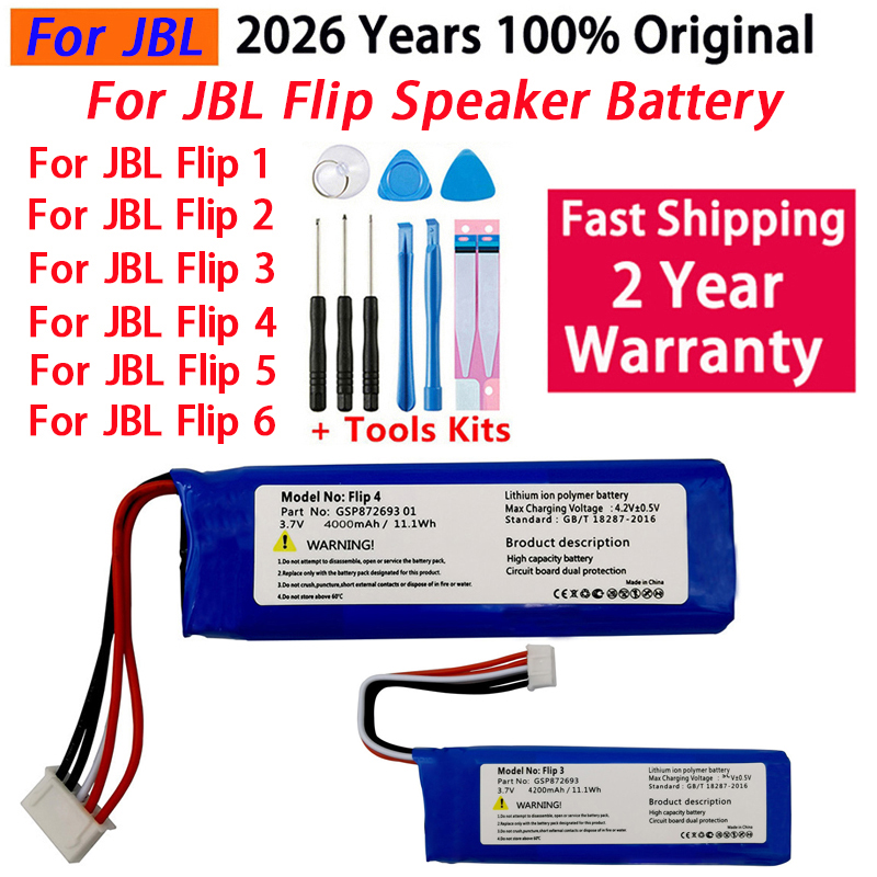 Jbl Speaker Flip 6 - 2026 Yılı %100 Orijinal Hoparlör Pili