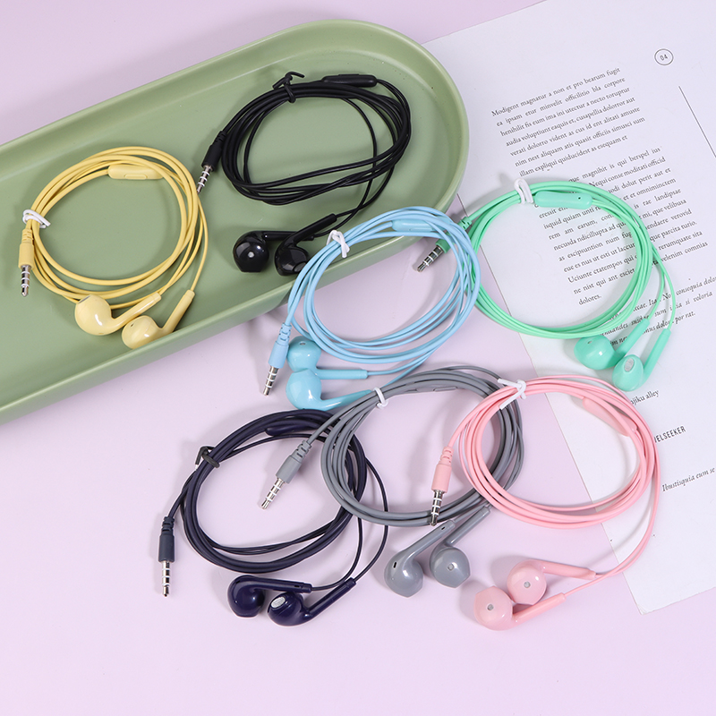 Wired Earphone Mic - U19 Pürüzsüz Yüzey Kablolu Kulaklık Süper
