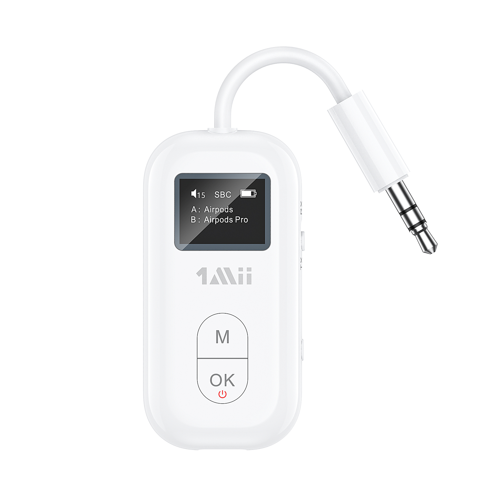 Bluetooth Adapter Receiver - 1Mii Airplane 3.5mm AUX Bluetooth Adaptörü