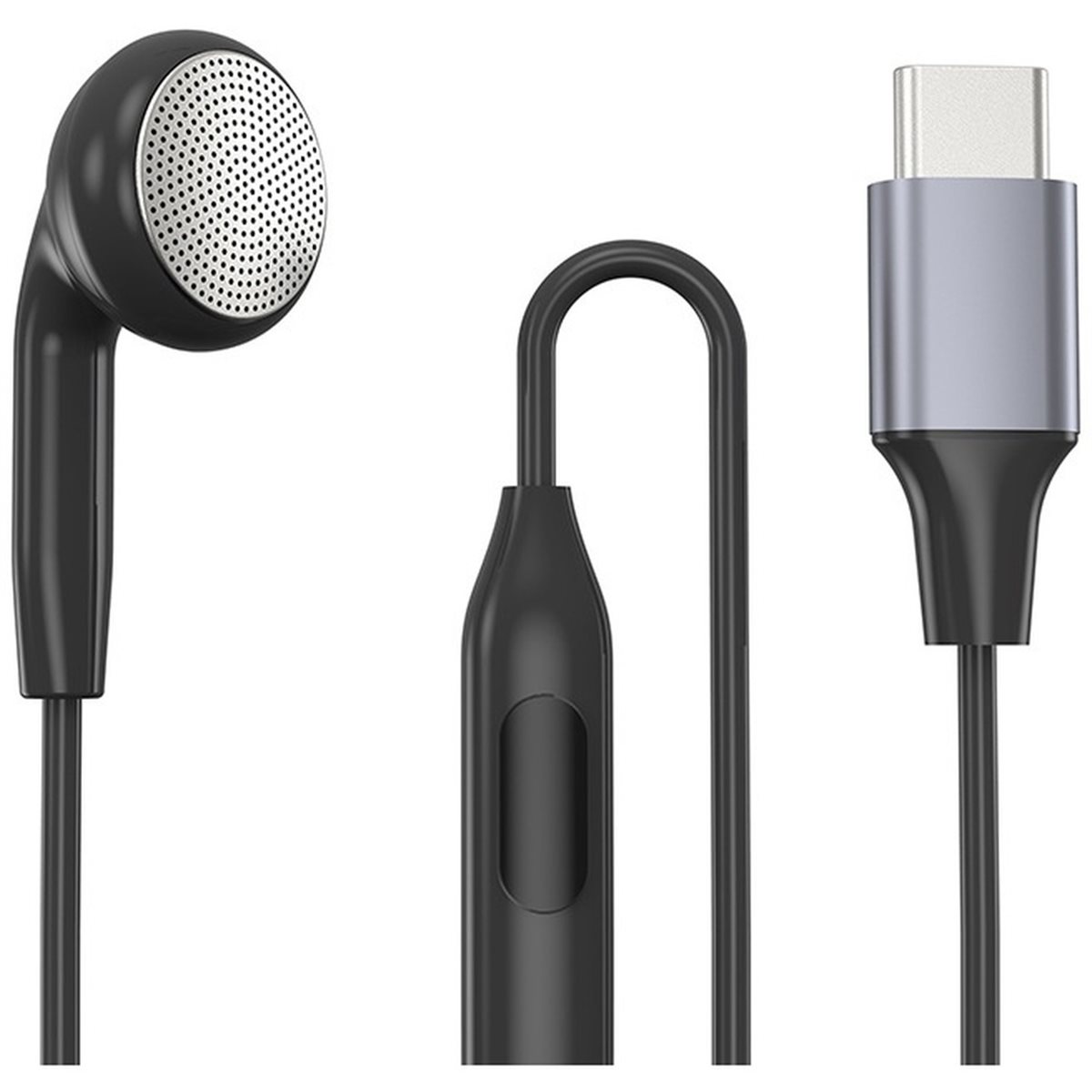Wired Earphone Mic - DT75BG Tip C Tek Kulaklık Mikrofonlu,