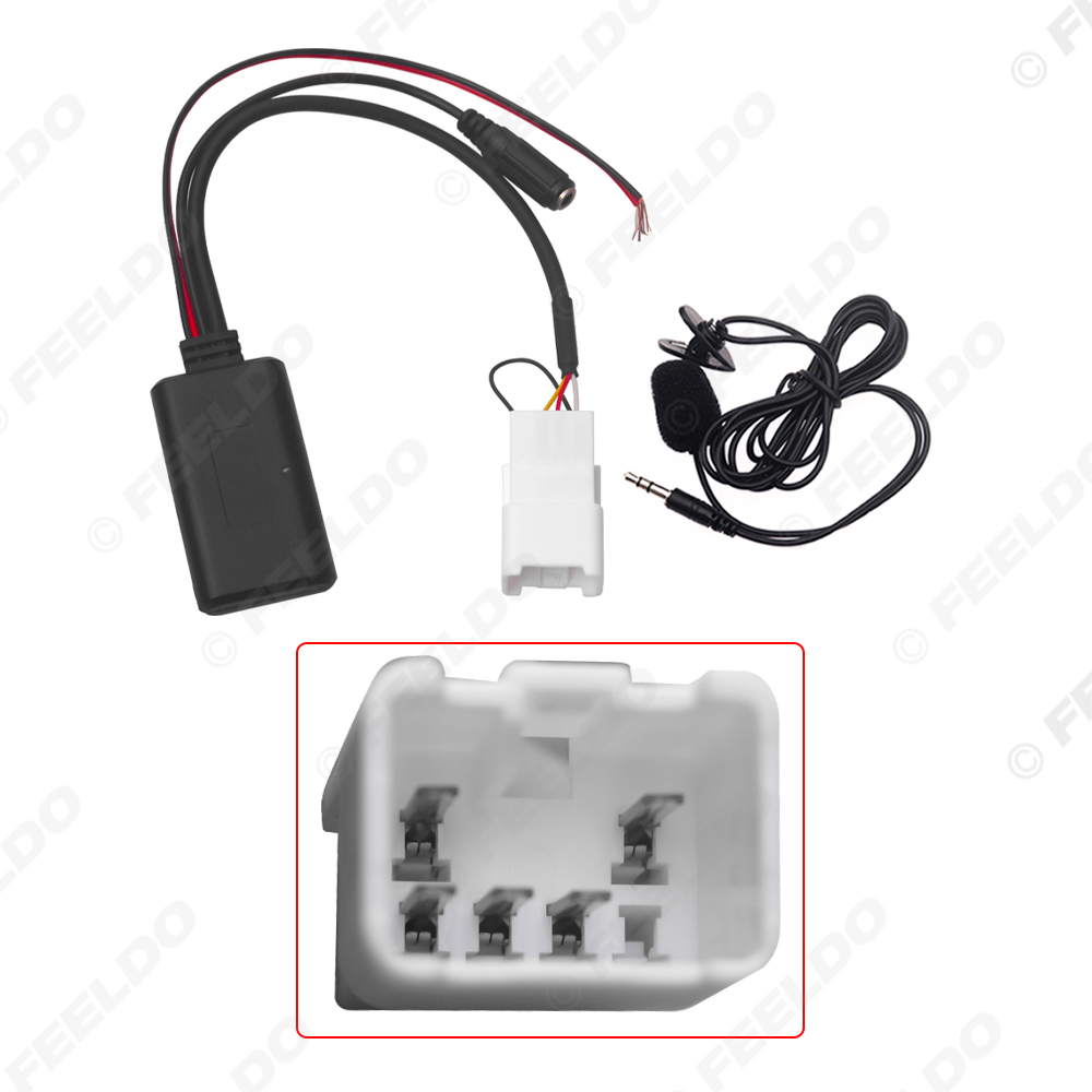FEELDO 1 adet araba 5Pin kablo - Bluetooth Adapter Receiver incelemesi ve fiyatı