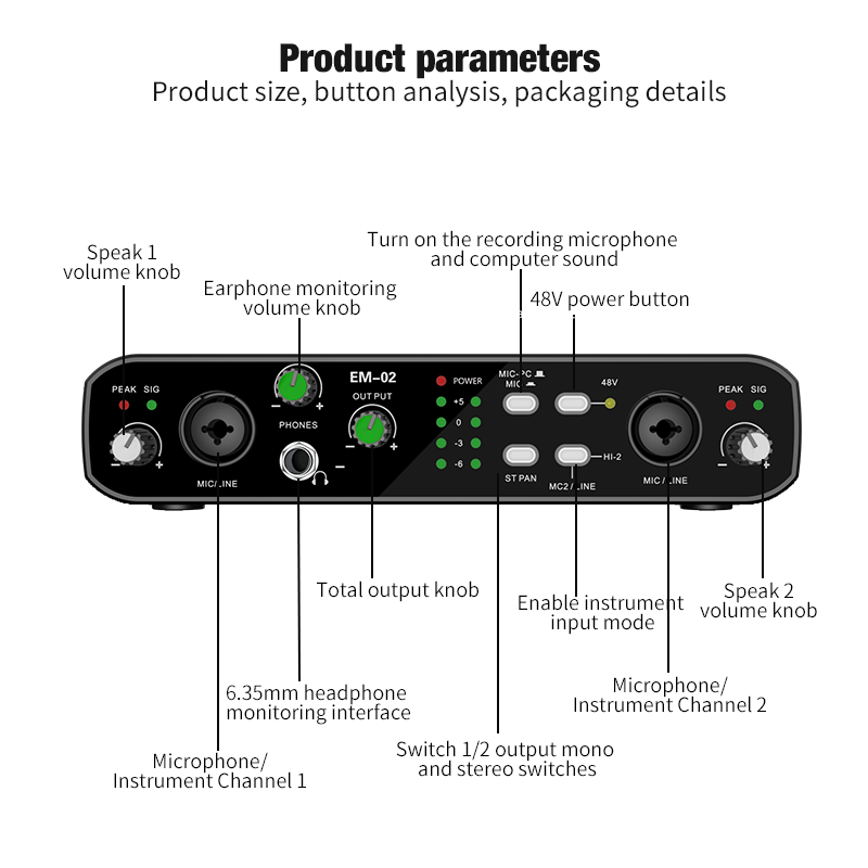 Mikrofonlu Ses Arayüzü 48V Pre - Shure Mic Sm58 incelemesi ve fiyatı