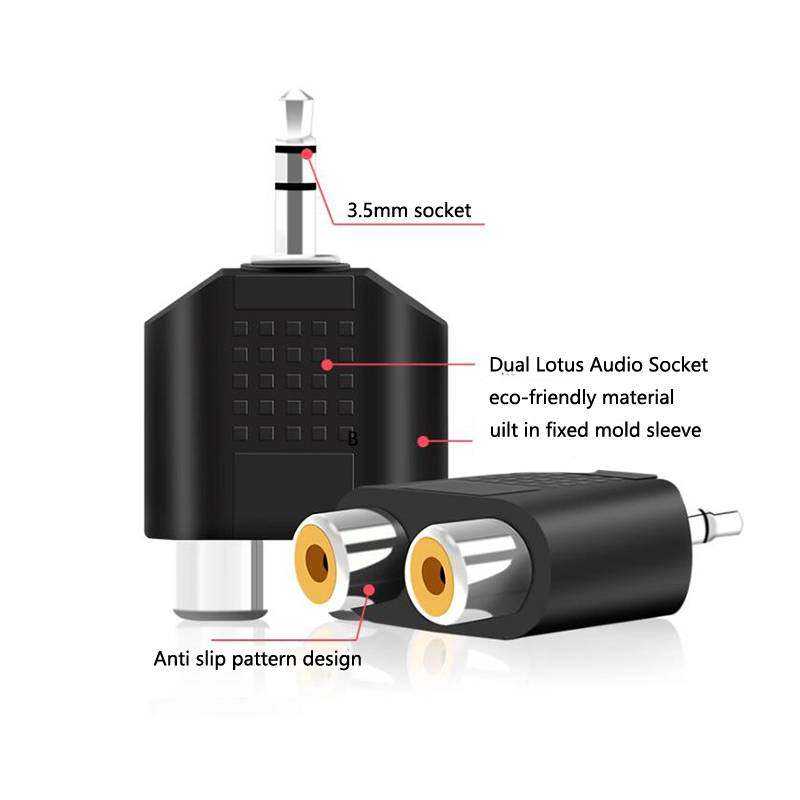 1/2/4 adet 3.5 mm Jack Stereo  - Earphone Splitter Jack incelemesi ve fiyatı