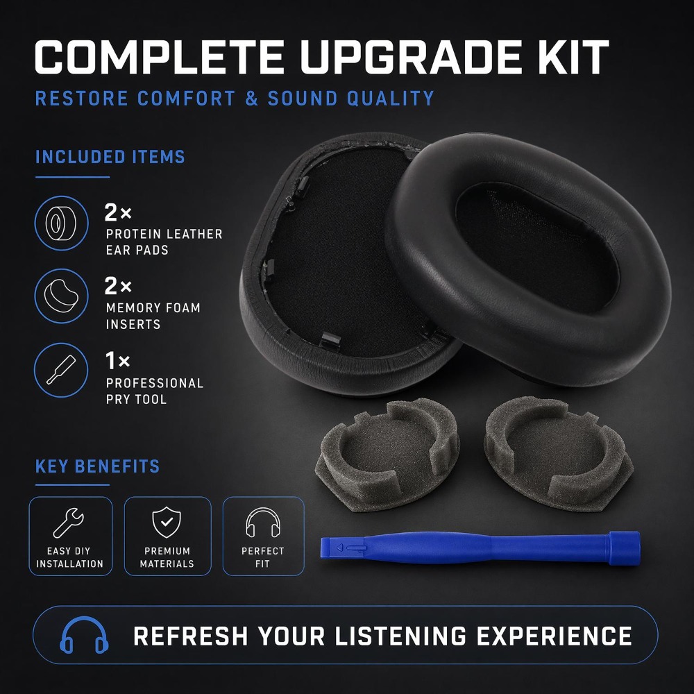 1 çift yedek kulak yastıkları  - Sony Headphone Wh-1000Xm5 incelemesi ve fiyatı