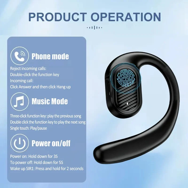 Bluetooth 5.4 Açık Kablosuz Ku - Bluetooth Headset On Ear incelemesi ve fiyatı