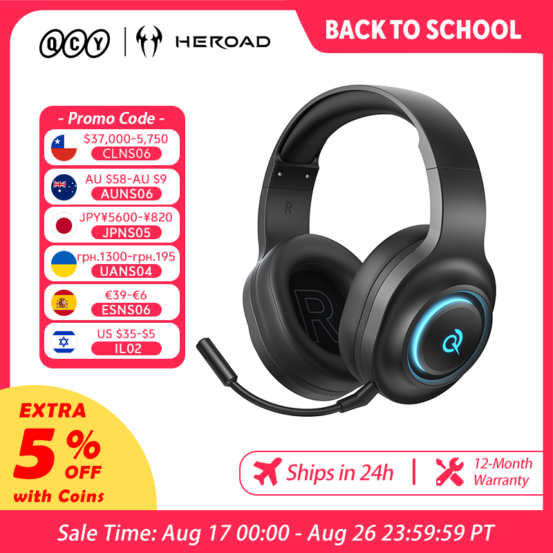 QCY Heroad V200 Oyuncu Kulaklı - Gaming Headset Rgb incelemesi ve fiyatı