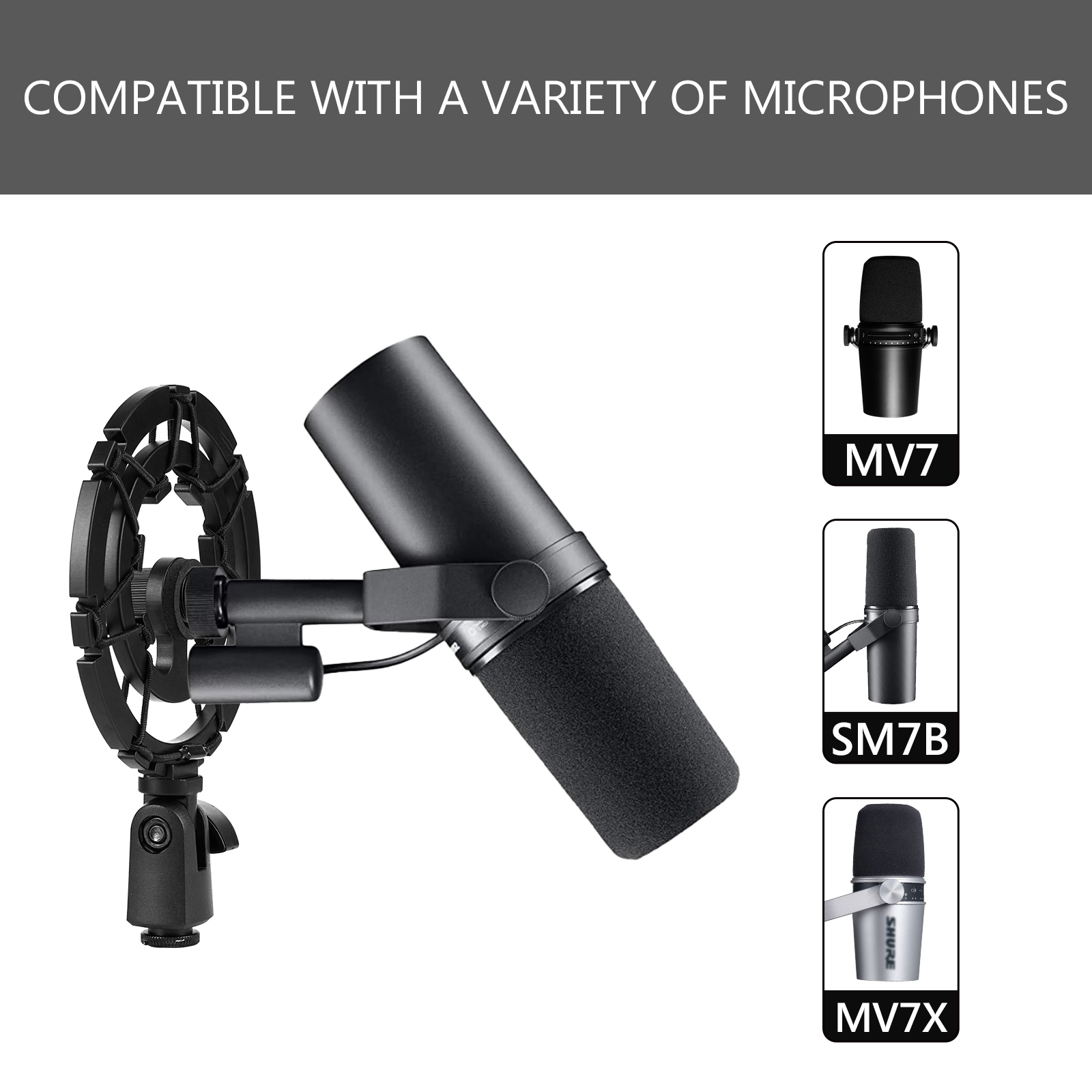Geekria Mikrofon Şok Emici Tit - Shure Mic Mv7 incelemesi ve fiyatı