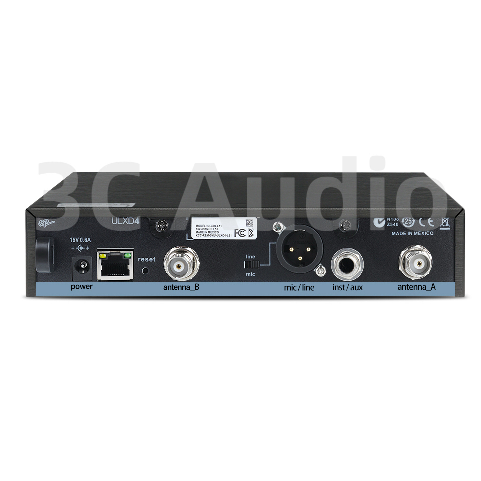ULXD4-SLXD 500/600MHz Profesyo - Shure Mic Sm58 incelemesi ve fiyatı